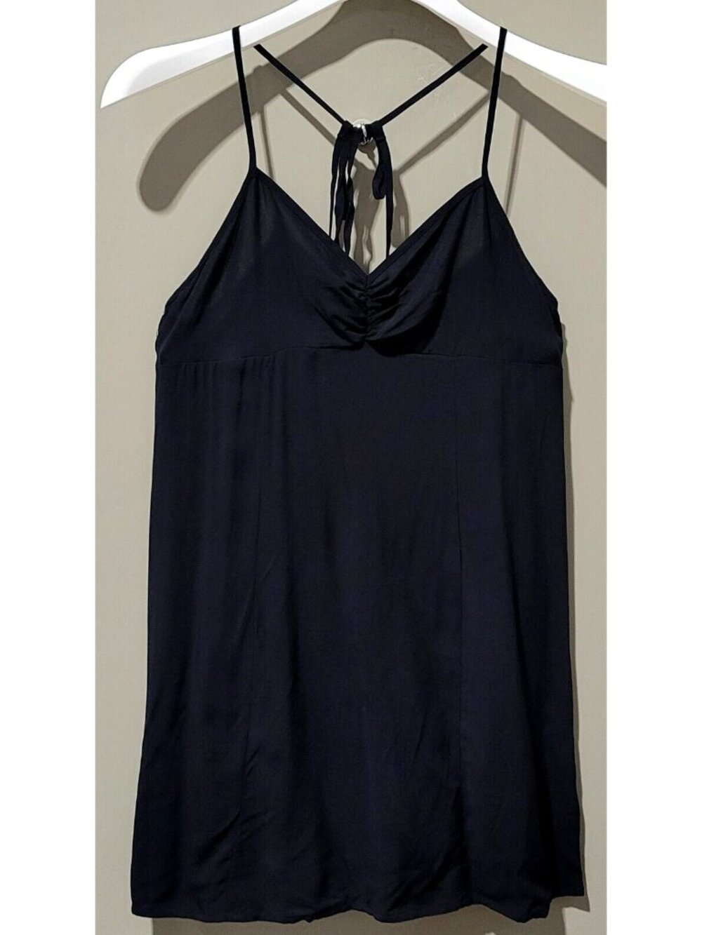 Wild Fable 100% Rayon Sleeveless Fit & Flare Black Mini Summer Dress - Small 4/6